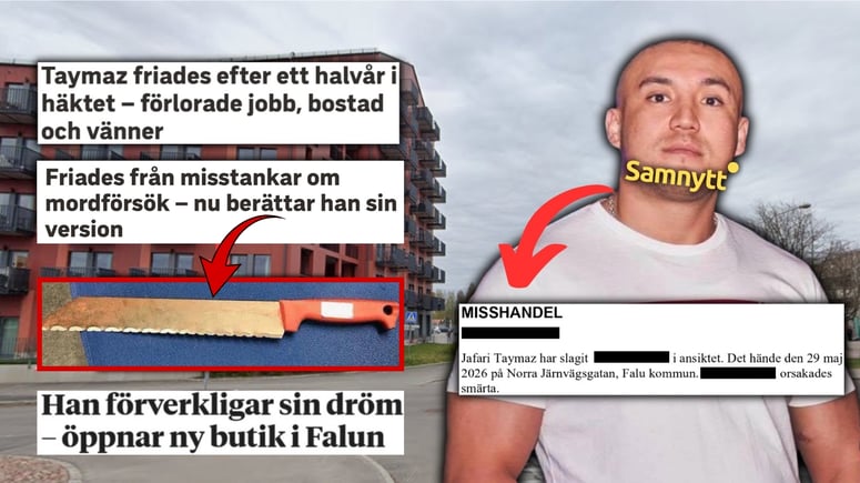 Artikelbild för artikeln: Friades från mordförsök och blev medias gullgosse – nu åtalad för kvinnomisshandel