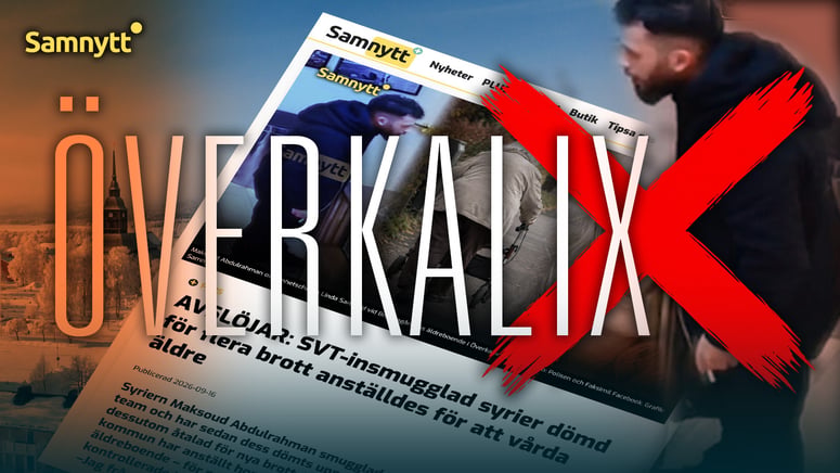 Artikelbild för artikeln: Efter Samnytts avslöjande – SVT-syriern jobbar inte längre i äldreomsorgen