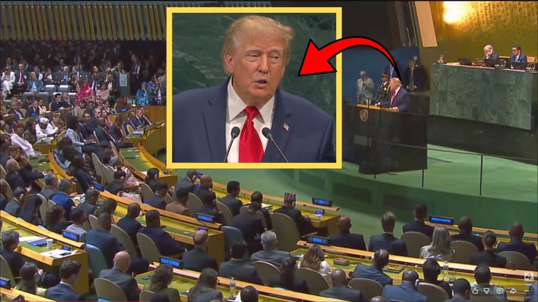 Artikelbild för artikeln: Trump pratade om att förinta Iran i FN-tal