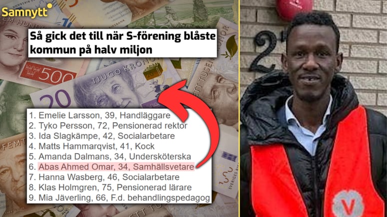 Artikelbild för artikeln: Inkryssad V-somalier blåste kommun på halv miljon och dömd för fyra brott