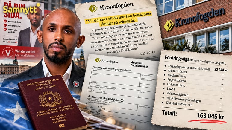 Artikelbild för artikeln: V-somaliern fick skuldsanering med nollplan – var inte svensk medborgare