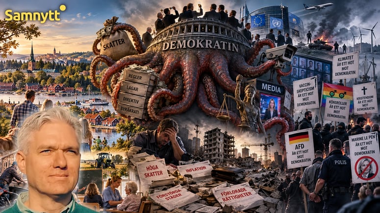 Artikelbild för artikeln: Demokratin är ett hot mot samhället