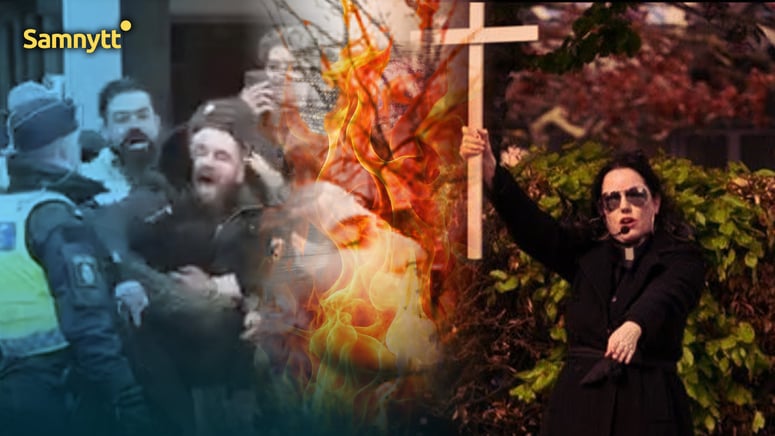 Artikelbild för artikeln: Prästen protesterar mot islamiseringen - nu släpas hon till domstol