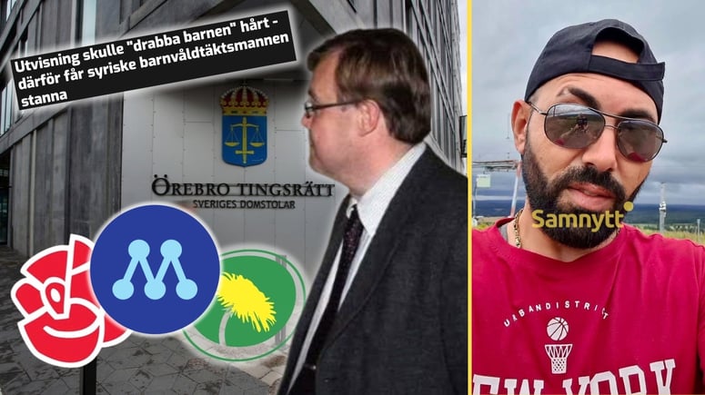 Artikelbild för artikeln: Domaren om stoppad utvisning av syrisk barnvåldtäktsman: ”Snälla du - han är väl kanske inte pedofil mot alla sina barn?”