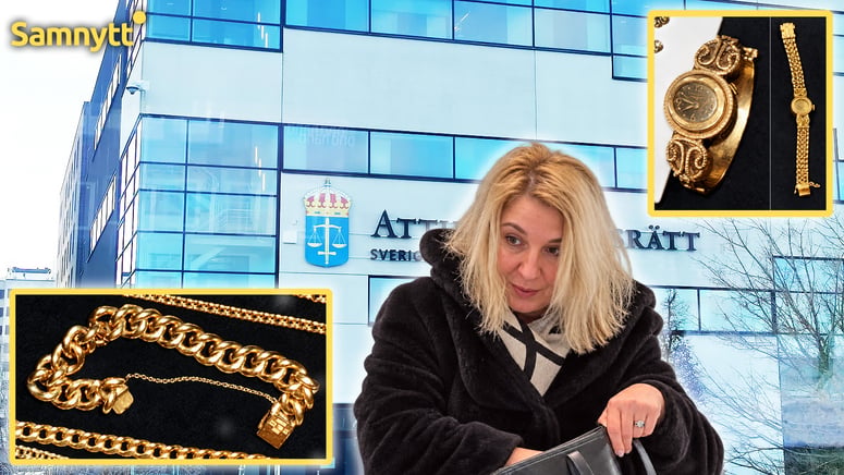 Artikelbild för artikeln: Flerfaldigt brottsdömd städerska släpptes in hos äldre – stal 90-årings guld