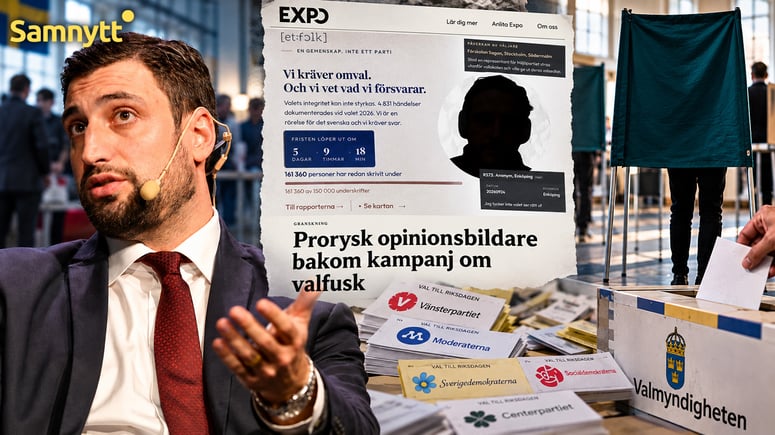Artikelbild för artikeln: Granskade misstänkt valfusk - hängs ut av Expo som ”prorysk”