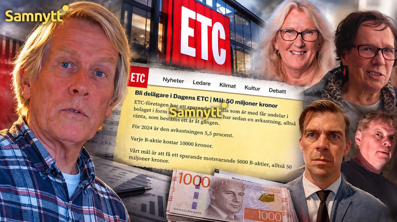 Artikelbild för artikeln: ETC kritiserar vinster på skattemedel – delar själv ut pengar till privata ägare
