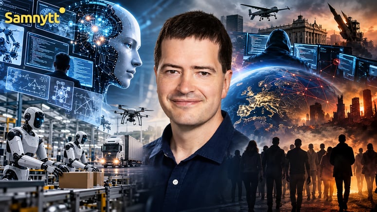 Artikelbild för artikeln: AI-forskaren varnar: 50 procents risk att artificiell intelligens utplånar mänskligheten