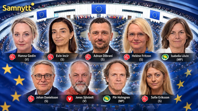 Artikelbild för artikeln: EU-parlamentet antog resolution mot islamistisk infiltration – här är rödgröna svenskarna som röstade emot