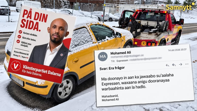 Artikelbild för artikeln: V-somalisk kryssraket jagas av Kronofogden – kommunicerar på somaliska med svenska medier
