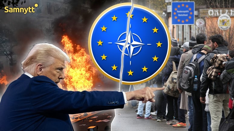 Artikelbild för artikeln: Trump hotar överge Europa – varnar för massinvandringen