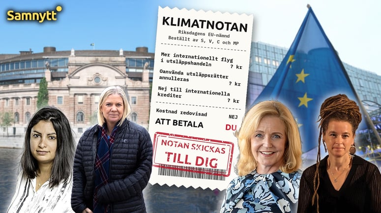 Artikelbild för artikeln: Nu ska rödgröna rädda planeten igen - skrotar regeringens klimatlinje i EU