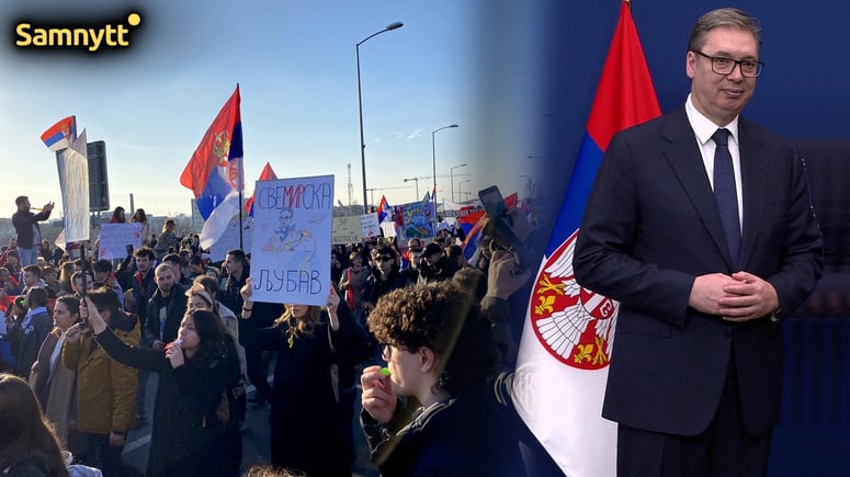 Artikelbild för artikeln: Studentrörelse fäller Serbiens ledare – hyllas av EU men vägrar många av Bryssels drömmar
