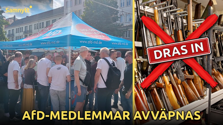 Artikelbild för artikeln: Myndigheterna rensar vapen hos medlemmar i Tysklands näst största parti