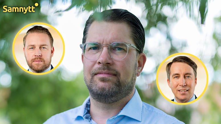Artikelbild för artikeln: Åkesson sätter ned foten i SD:s falangstrid – hotar med uteslutning