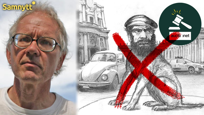 Artikelbild för artikeln: Auktionsjätte vägrar sälja Lars Vilks rondellhundar – kritiseras för censur