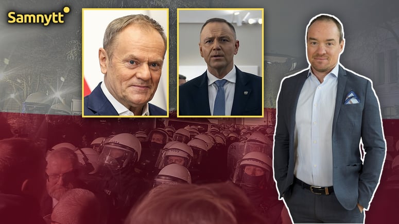 Artikelbild för artikeln: Ekeroth: "När Tusk tar över domstol med polis kallas det rättsstat"